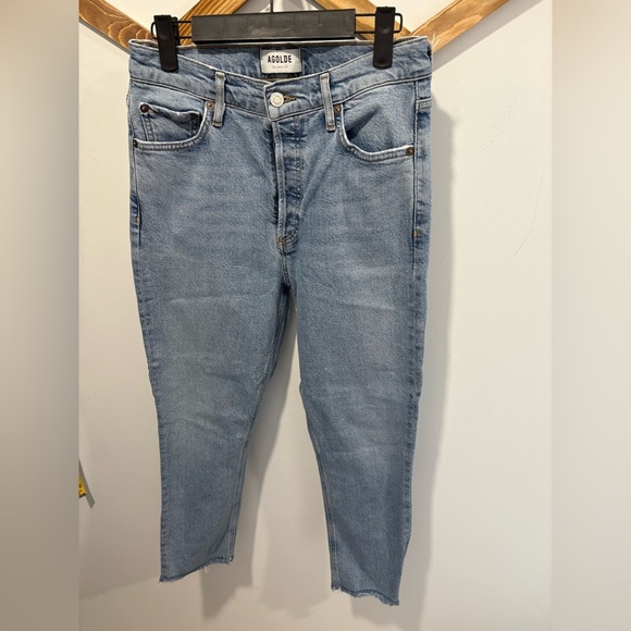 EUC- AGOLDE- NICO High rise slim jean - Picture 1 of 8